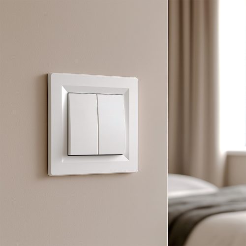 Nova csillárkapcsoló 105 fehér kerettel