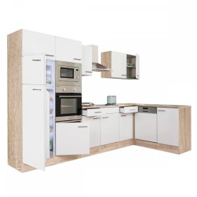   Yorki 340 sarok konyhabútor felülfagyasztós hűtős kivitelben