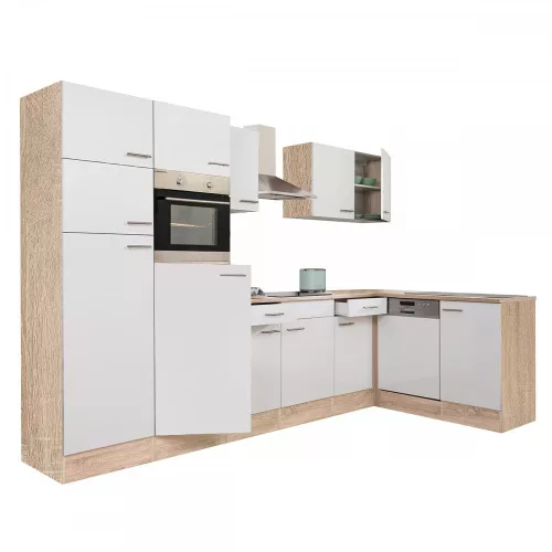 Yorki 340 sarok konyhabútor felülfagyasztós hűtős kivitelben