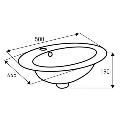KR-132 kerámia design mosdó