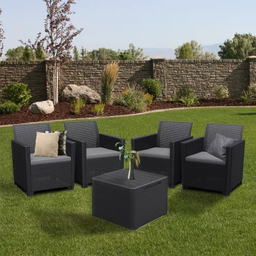 Claire II 4 személyes kerti bútor garnitúra