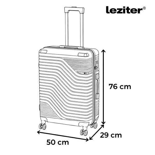 TraveLux Urban V gurulós bőrönd szett