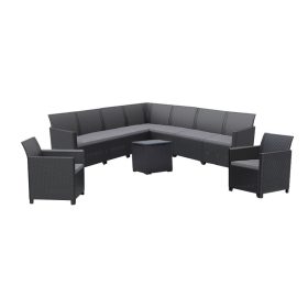   Claire IV 9 személyes kerti bútor garnitúra vigo tárolós asztallal