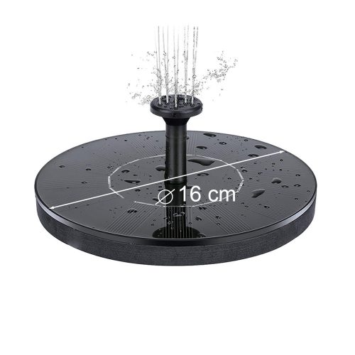 Napelemes szökőkút 16 cm