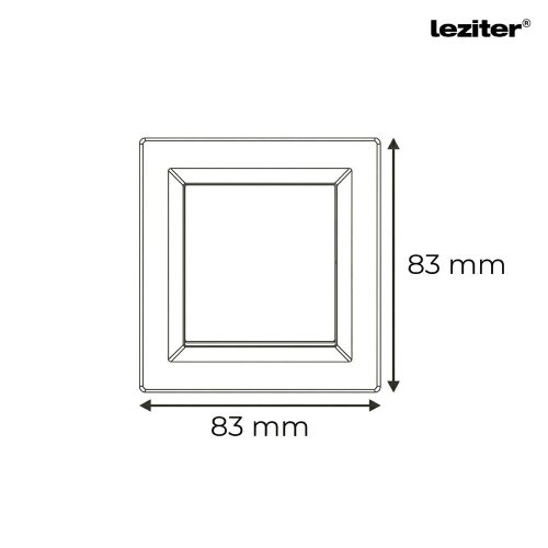 Nova egy áramkörös egypólusú kapcsoló 101 fehér kerettel
