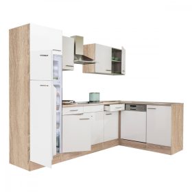   Yorki 280 sarok konyhabútor felülfagyasztós hűtős kivitelben