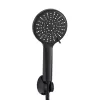 Lili 5 funkciós kézizuhany tömlővel tartóval fekete