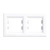 Nova kettes keret vízszintes fehér
