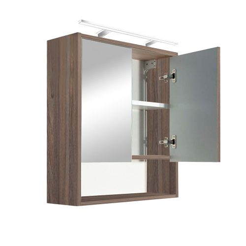 Luna 60 felső tükrös szekrény, Rauna szil