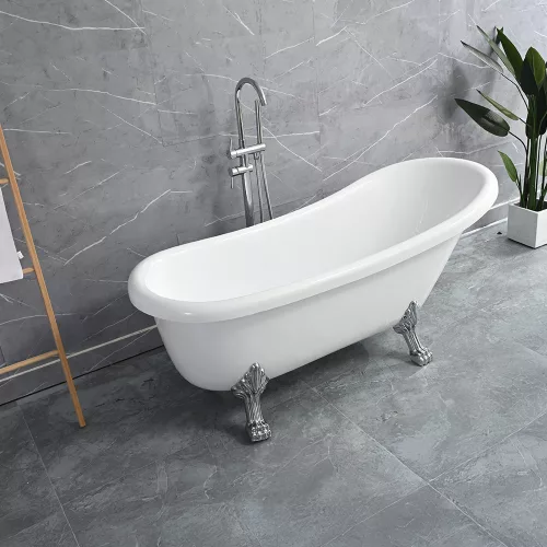 Clark szabadon álló fürdőkád fém lábakkal