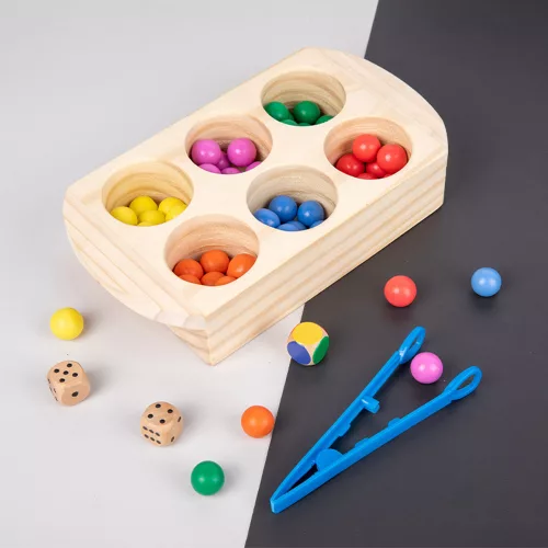 Színek, számok Montessori fejlesztő fajáték