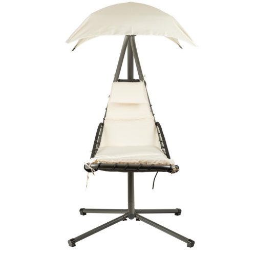 Függőfotel napelenzővel bézs