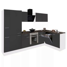   Yorki 310 sarok konyhabútor alsó sütős, polcos kivitelben