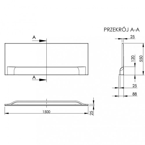 Dida/Wivea 150 hosszú előlap