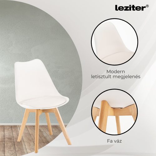 Zara 4+1 étkező garnitúra fehér-fehér