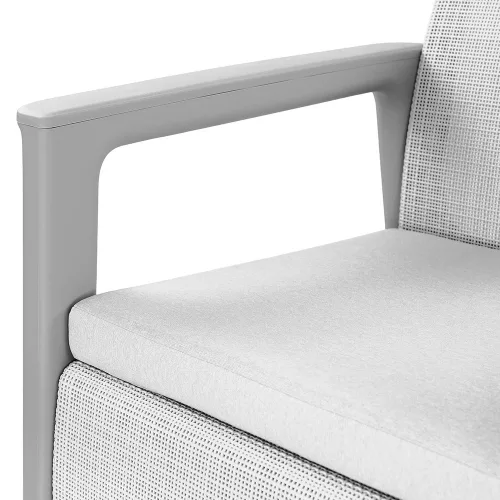 Scandi Box max linea duo kerti bútor szett jute tárolós asztallal