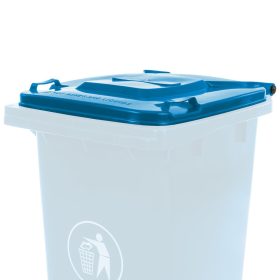 240L-es kék hulladéktároló fedél