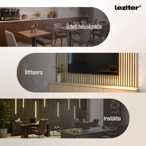 Akusztikus falpanel bambusz hatású 260x60x1,8 cm