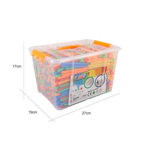 Kreatív építőpálca készlet 1200 db