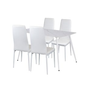 Jenna 4+1 étkező garnitúra fehér