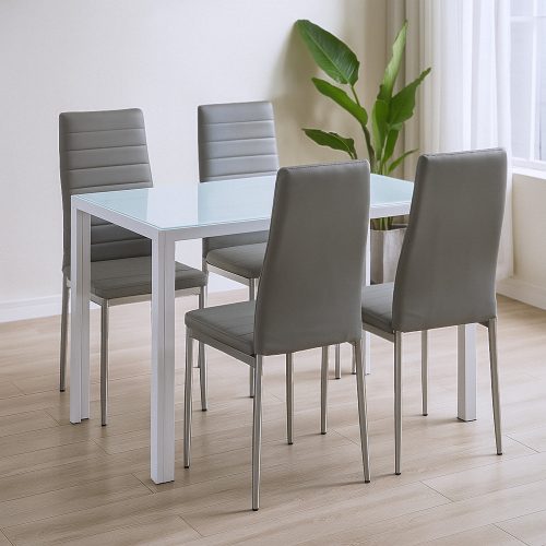 Midland 4+1 étkező garnitúra szürke-szürke