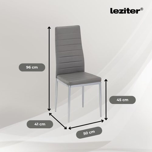 Midland 4+1 étkező garnitúra szürke-szürke