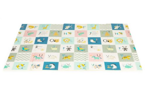 Oktató  játszószőnyeg kétoldalas összecsukható táskával