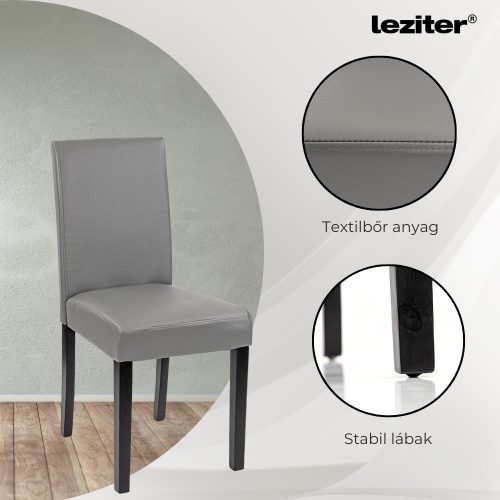 Karin 4+1 étkező garnitúra fehér-szürke