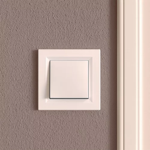 Nova kereszt kapcsoló 107 fehér kerettel