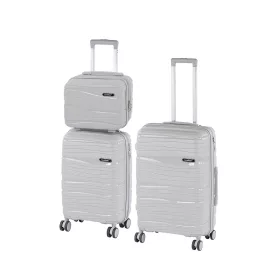 TraveLux Voyager VIII gurulós bőrönd szett