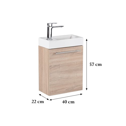 Fantastic 40 alsó szekrény mosdóval