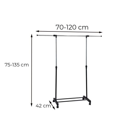 Ruhaállvány LRA-06 fekete