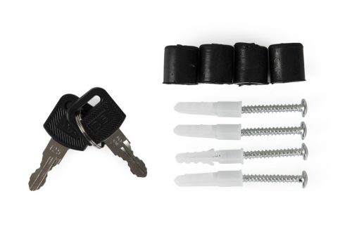 Postaláda horganyzott acélból újságtartóval antracit