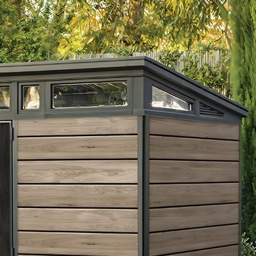 Signature PENT 11x7 műanyag kerti ház kőrisfa