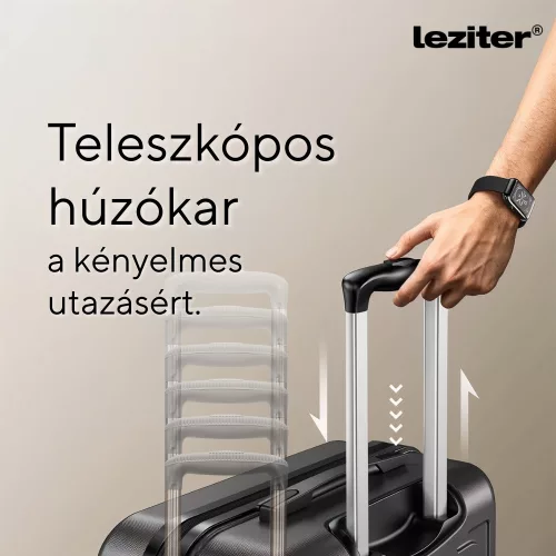 TraveLux Urban kézipoggyász keményfedeles levehető kerékkel 40x29x19 cm