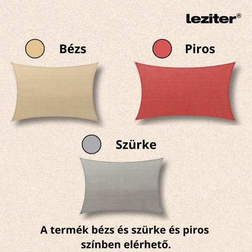 Rana napvitorla négyszög alakú 5x6 m szürke