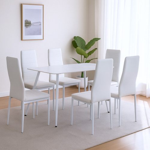 Jenna 6+1 étkező garnitúra fehér