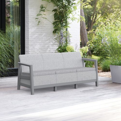 Scandi linea 3 személyes kerti kanapé