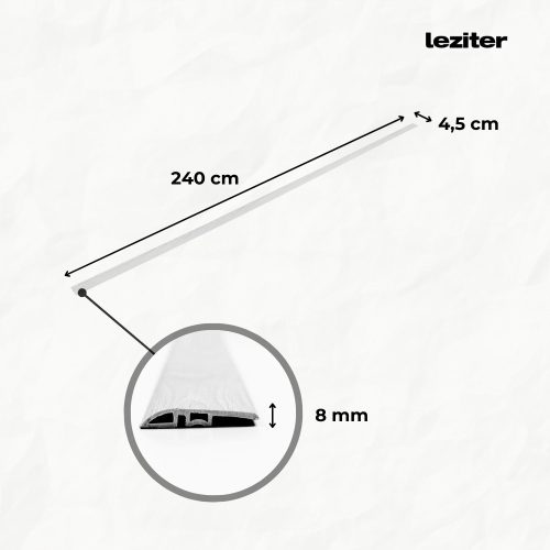 Vinyl SPC padló szintkiegyenlítő Kruger tölgy 2400x45x8 mm