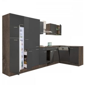   Yorki 370 sarok konyhabútor felülfagyasztós hűtős kivitelben