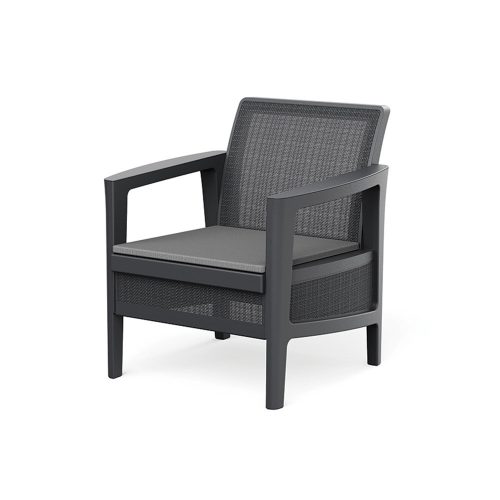 Atlas linea műanyag kertibútor szett párnával