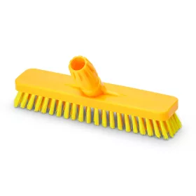   Igeax élelmiszeripari padlósúrolókefe 30cm széles, 0,5mm közepes sörtével, sárga