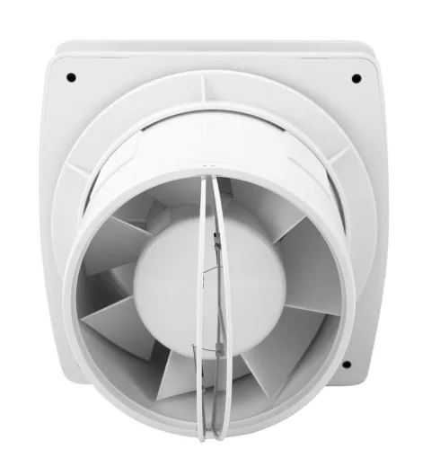 Commel elszívó ventilátor 100 mm, záró lamellával, golyóscsapágyas fekete 12 W, 95 m³/h , 34 dB