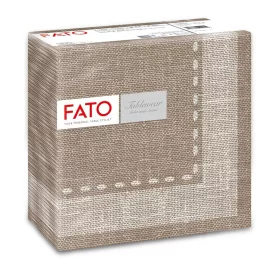   Fato Airlaid szalvéta 40x40cm Cachmire Caffé (krém-kávé) 50 lapos