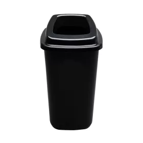   Plafor Sort szelektív hulladékgyűjtő, szemetes 28L fekete/fekete