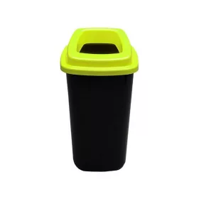   Plafor Sort szelektív hulladékgyűjtő, szemetes 45L fekete/zöld