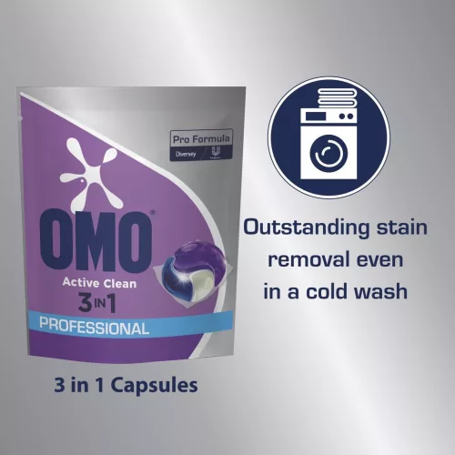 Omo Pro Formula Active Clean 3in1 Kapszula 80 db-os
