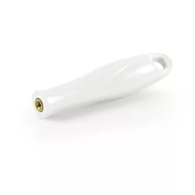  Igeax élelmiszeripari menetes nyél, 12cm, cső- és üvegtisztító flexibilis hosszabbító szárhoz, fehér