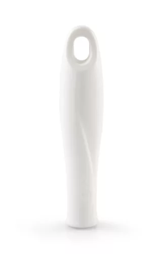 Igeax élelmiszeripari menetes nyél, 12cm, cső- és üvegtisztító flexibilis hosszabbító szárhoz, fehér