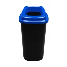   Plafor Sort szelektív hulladékgyűjtő, szemetes 45L fekete/kék